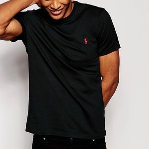 Black Ralph Lauren polo T-shirt
